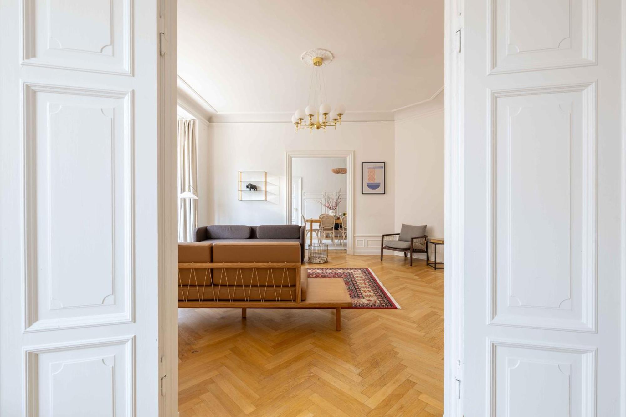 Lovely 3Br Manor Apartment 5 Min From Tivoli Gardens コペンハーゲン エクステリア 写真